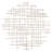 Abstract Lines Round Hanging Dimensional Sculpture-111302633-111302634