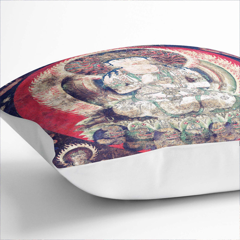 Square Cushion, 40cm H x 40cm W x 15cm D, White
