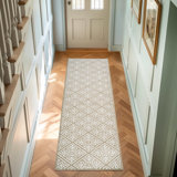 Austell Machine Woven Synthetic Geometric Area Rug