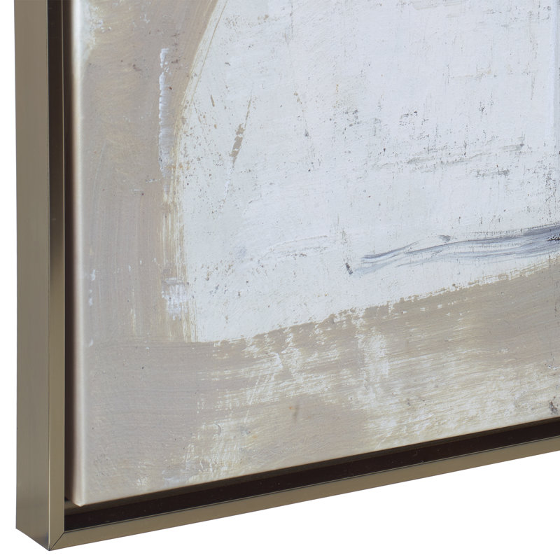 Art abstrait sur toile neutre Nirvana