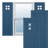True Fit PVC San Antonio Mission Style Fixed Mount Shutters-64468765-64468753-64468798