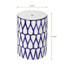 Tabouret décoratif de jardin en céramique H 17 po x l 12 po