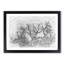 Bird in a Winter Tree in Abstract - Picture Frame Graphic Art Print-55685954-55685955