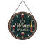 Vitrail Wine-O-horloge décorative vitrail pour fenêtre-262348065