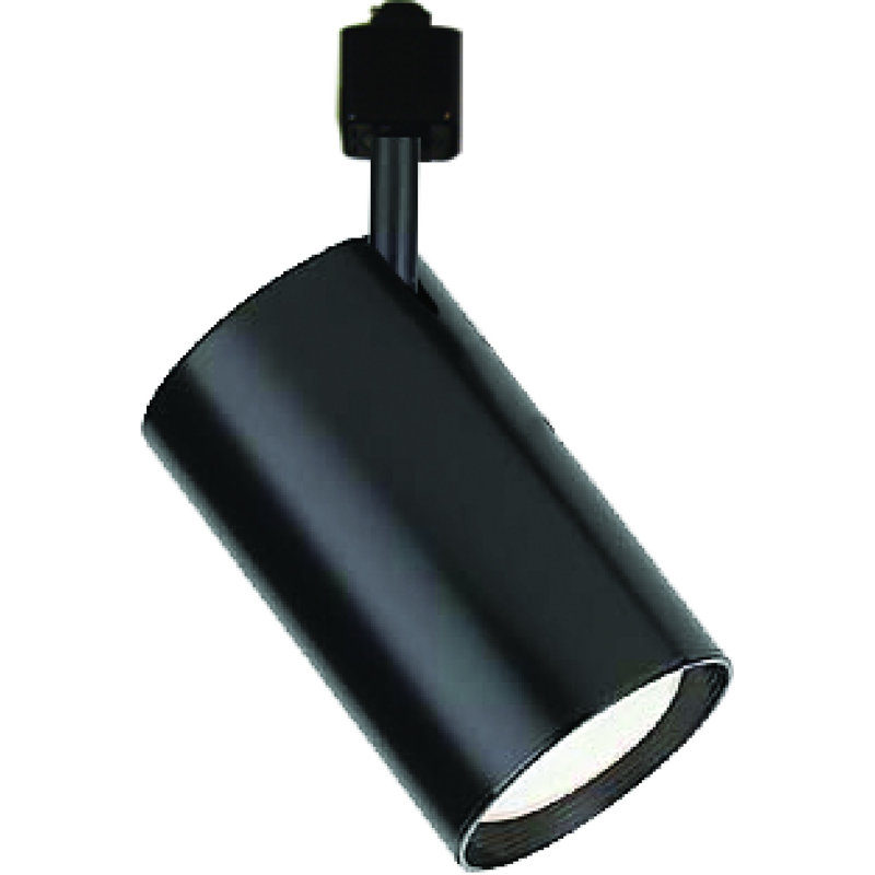Plafonnier intérieur 1 lumière noir, Noir, 3,5 po H x 8,75 po L x 8,75 po D