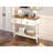 Farmhouse Style Console Table With 2 Drawer And Bottom Storage Shelf For Entryway-1389820288