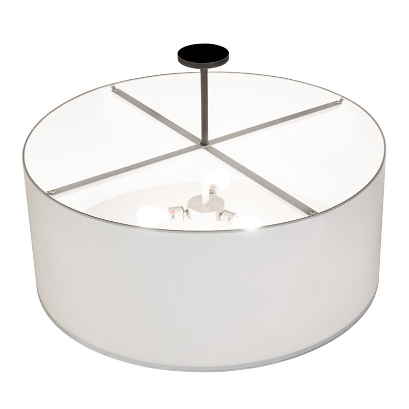 3 - Light Semi Flush Mount
