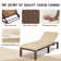Outdoor Wicker Chaise Lounge