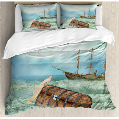 Fantasy Coastal Duvet Cover