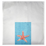 Serviette de côté étoile de mer script Keturah