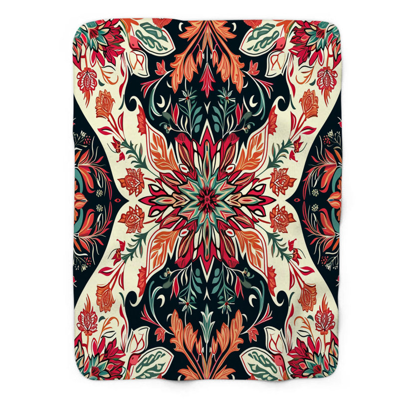 Tapisserie Boho Dreamland - 1 pièce Sherpa Premium, Lit simple