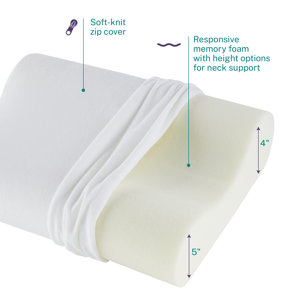 Sleep Innovations Memory Foam Medium Pillow & Reviews | Wayfair