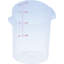 Contenant alimentaire rond 8 pintes - blanc-87119692