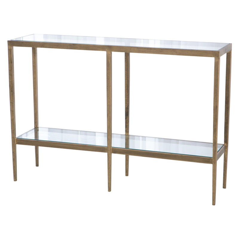 Laforge Console, Antique Gold