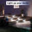 Solar Powered LED Deck Lights Outdoor Waterproof Step Lights for Fence Stairs Yard Pathway-82537930