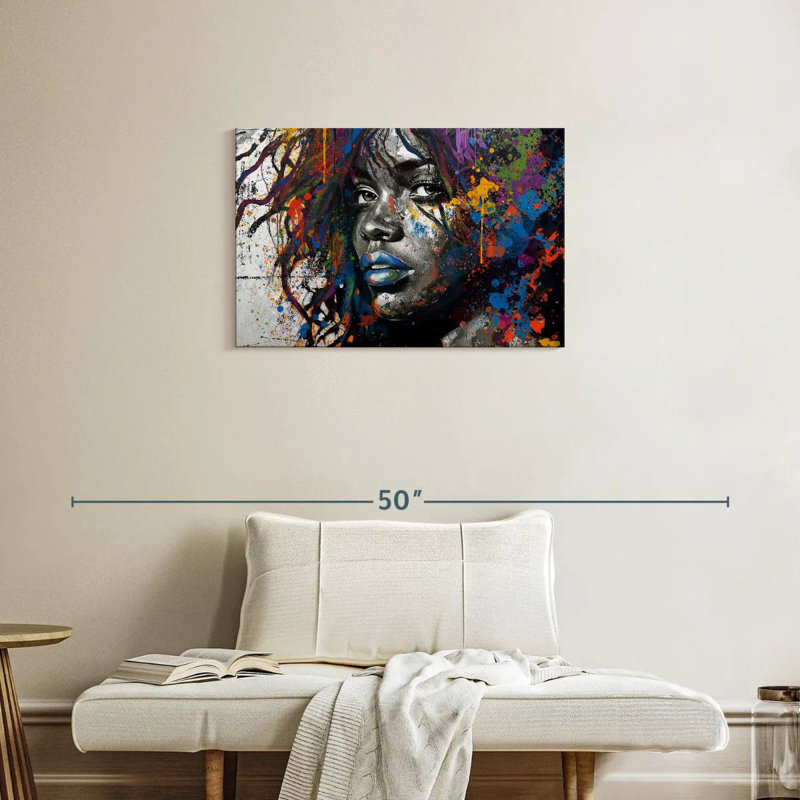 Beauté africaine sensationnelle Leisha, H 20 po x l 30 po
