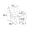 Fauteuil inclinable électrique de qualité supérieure en similicuir