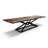 Walnut Metal Base Dining Table-2038499184-2038499185