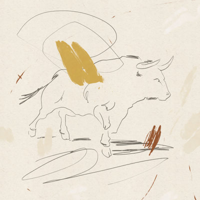 Big Bull I by Jacob Green - Wrapped Canvas Painting