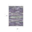 Tapis d'extérieur lavable abstrait mauve et lavande 8 pi x 10 pi