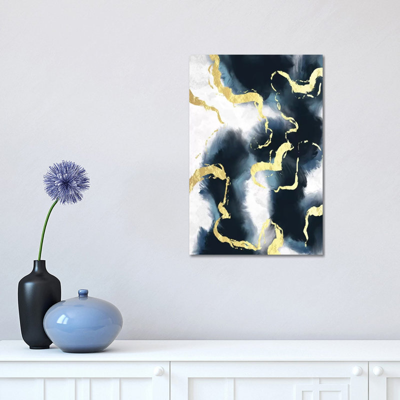 Electric Fusion I by Marcus Prime - Painting on Canvas, 45.72cm H x 30.48cm W x 1.91cm D, Wrapped Canvas