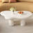  46" Cloud Cream White Coffee Table with 4 Legs for Living Room,Bedroom-1925290646