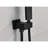 Matte Black Wall Mounted Shower - Build Brass & Stainless Steel Soothing Water Jet Complete Kit Offered System Setup Materials Intense Flow All Components Included-121077243