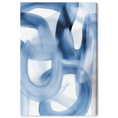 «Fading Blue Mist I», impression sur toile par Art Remedy