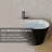 59" Acrylic Freestanding Bathtub, Stand Alone Soaking Tub, Acrylic, Toe-Tap Chrome Drain-128978738