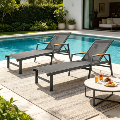 Oaxton chaise longue (ensemble de 2)