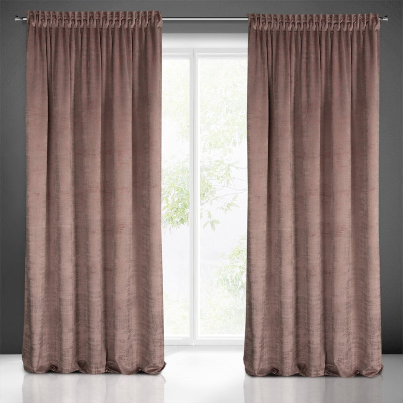 Justine Blackout Curtain Single Panel