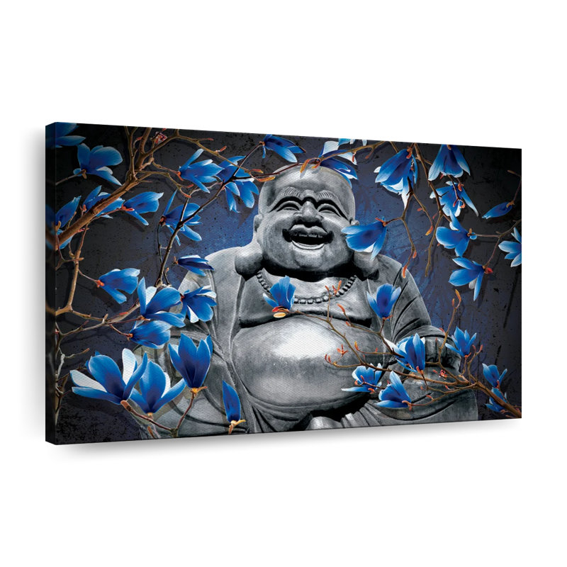 Fat Fat Buddha - Reproduction sur toile tendue, H 8 po x l 12 po x P 1 po