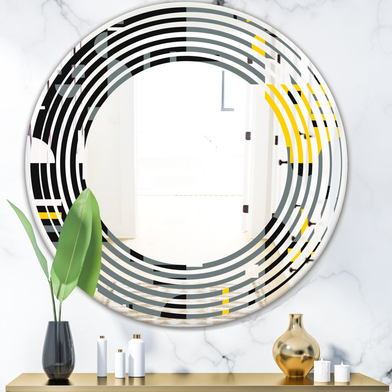 Miroir mural Wave, H 31,5 po x l po