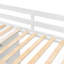 Lit mezzanine double avec garde-robe, bureau et tablettes-129686146
