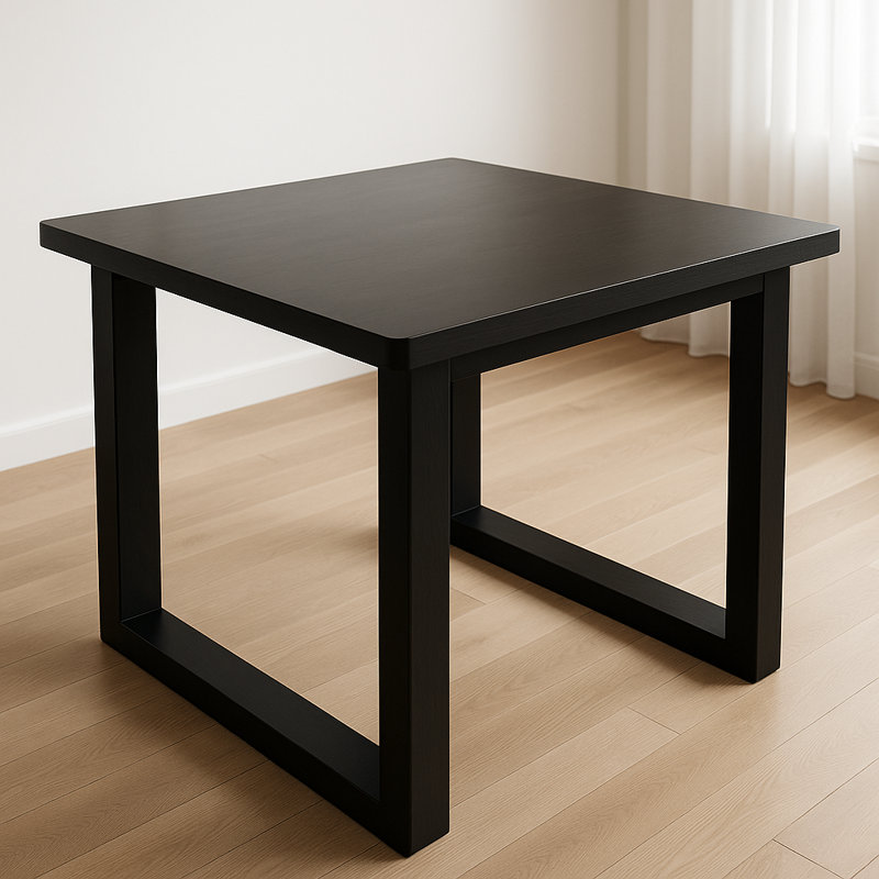Parallax - Table de salle à manger / Carré de 36 po tout noir