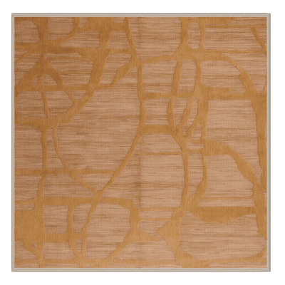 Machine Washable Abstract Brown Area Rug