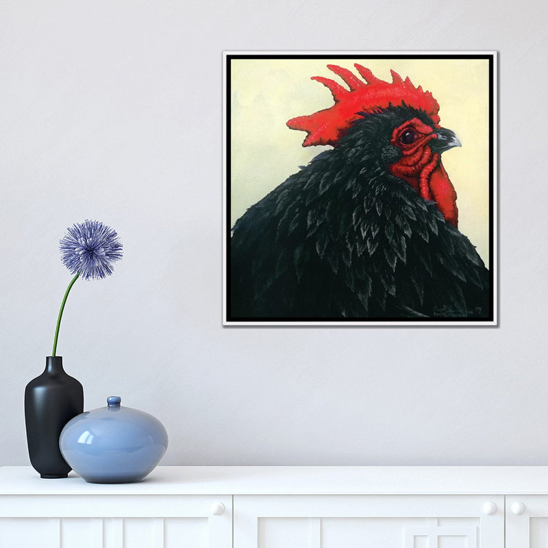 Alpaca par Gal Design - impression d'art graphique, Aucun mat, H 18 po x l 18 po x 1,5 po, Toile avec cadre noir