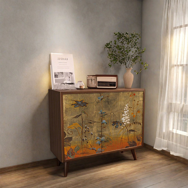 Armoire de rangement moderne avec pieds hauts