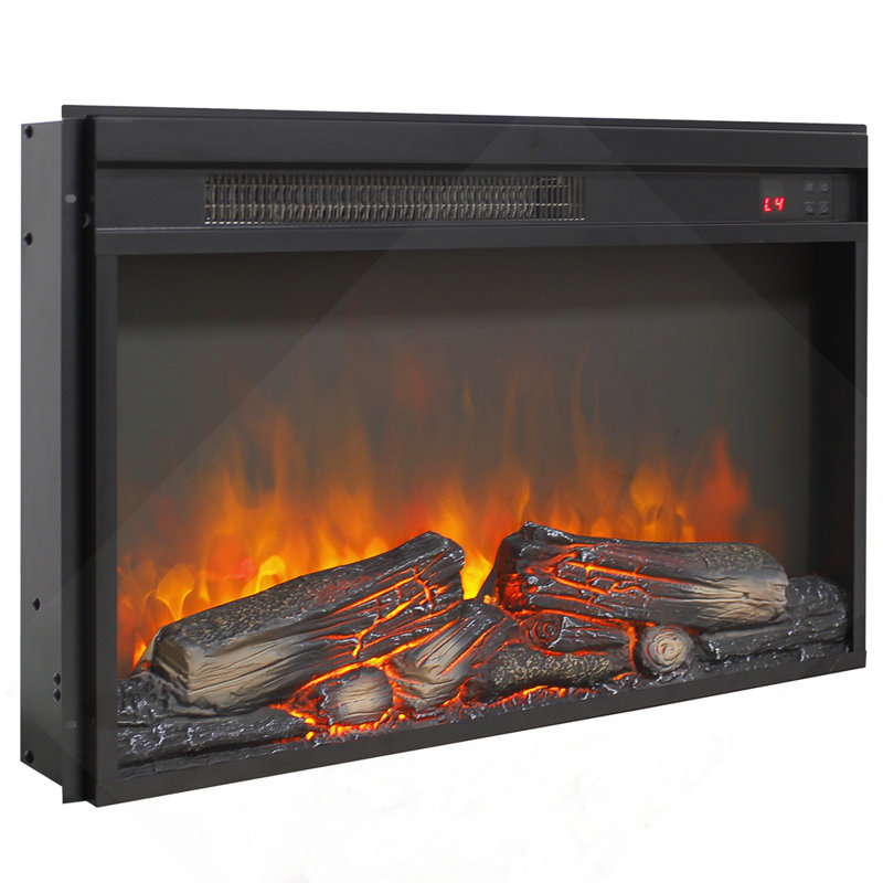 26"Electric Fireplace Insert, 17.4" H x 27.2" W x 4.9" D