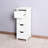 White Freestanding Storage Cabinet With Ample Drawer For Home Organization Chic Spacious Interior