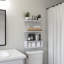 3 tablettes flottantes blanches