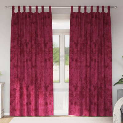 Alithia Velvet Room Darkening Curtain Pair
