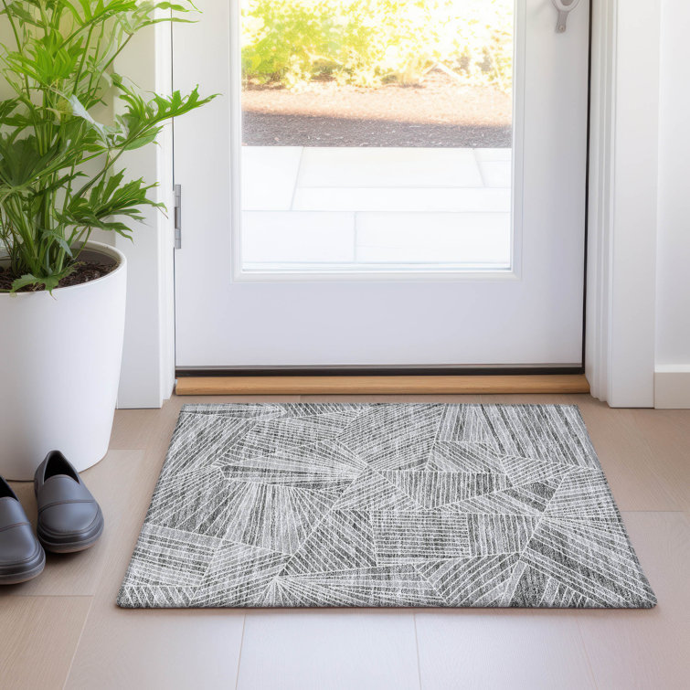 Premium Machine Washable Prisco Gray Rug