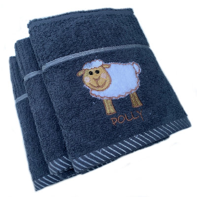 Cotton Embroidered Tea Towel Kitchen Towel