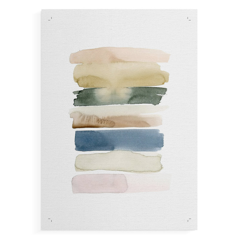Faint Swatches II - Impression sur toile seulement - NON-CADRE