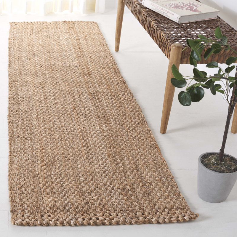Tapis en jute / sisal Aarren, Tapis de couloir 2 pi 3 po x 8 pi