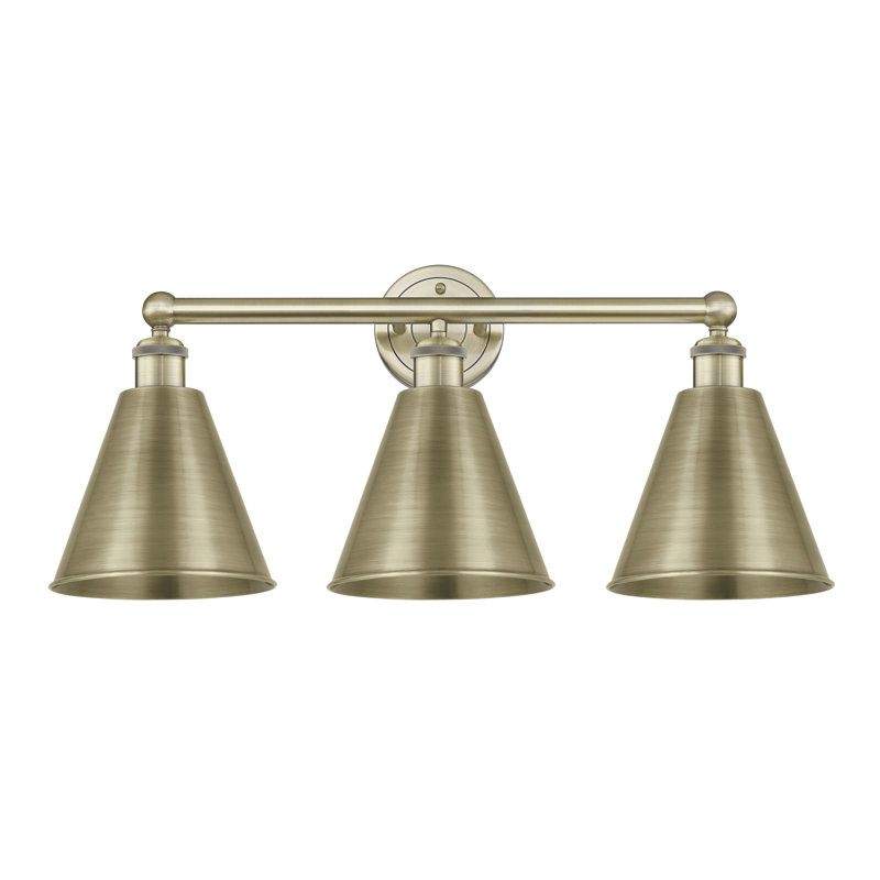 Dorantes 3 - Light Dimmable Vanity Light, Antique Brass