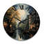 Horloge murale surdimensionnée Green Canals-2029471967