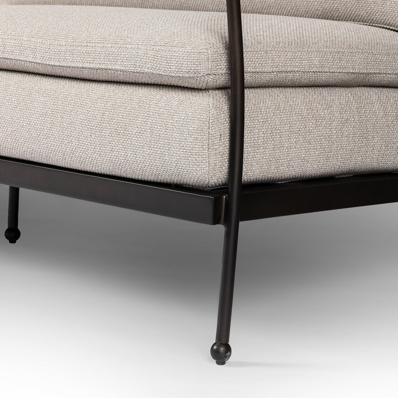 Kenner Outdoor Sofa-96"-Ramiro Ecru