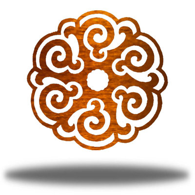 Décoration murale en métal Power Mandala